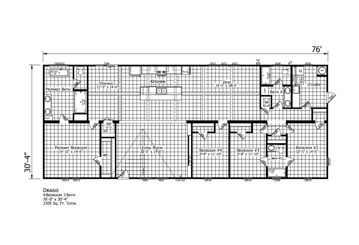 Premier / Drago 3276H43486 by - ManufacturedHomes.com